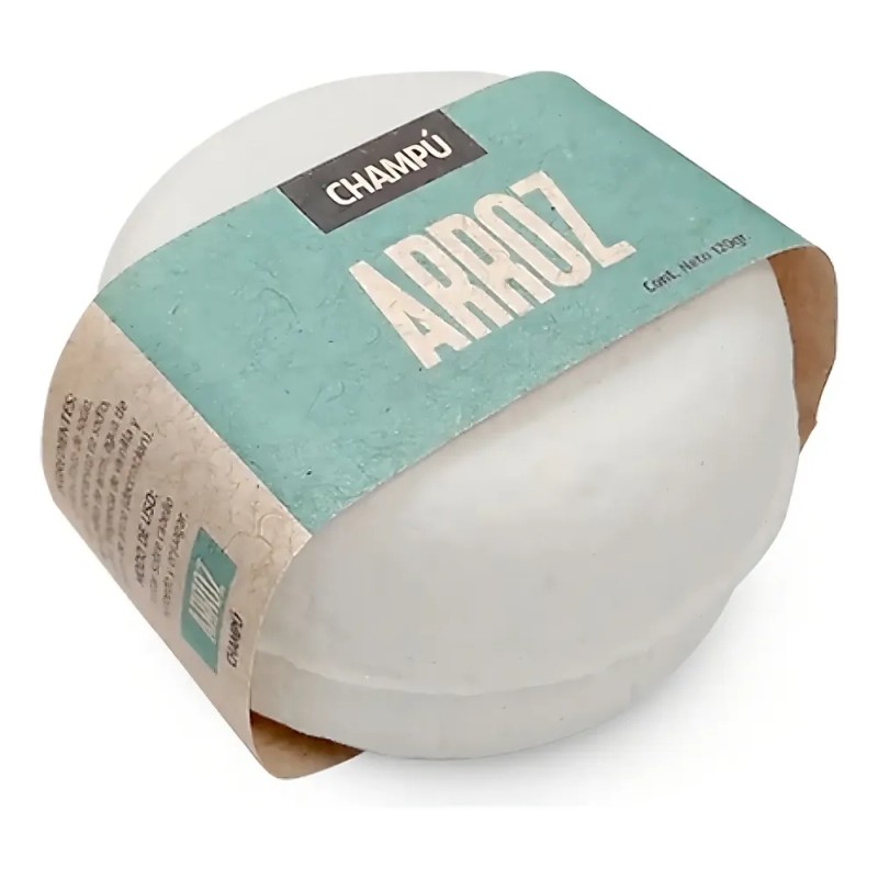 Champú Sólido Arroz 120 G Volviendo Al Origen Artesanal