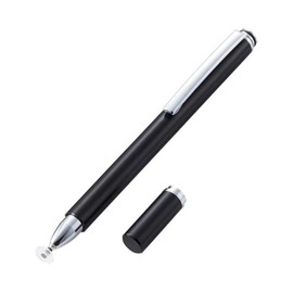 Elecom P-TPD02BK/12 Touch Pen, Disc Stylus Pen, 12 Pieces, Simple Packaging, Black