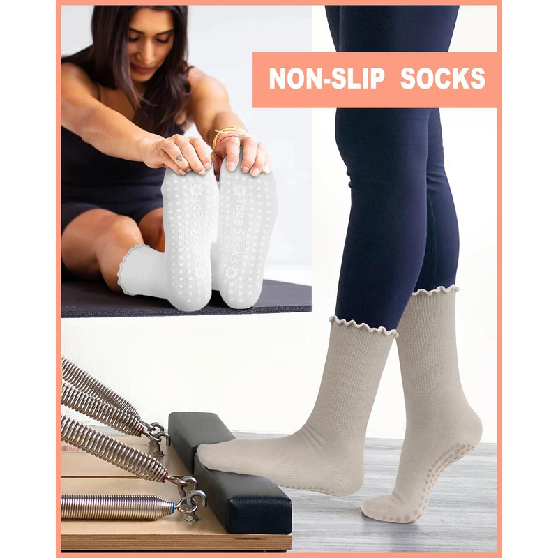 Pilates Socks Grip Calcetines de yoga