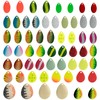 Dr.Fish 60 Pack Spinner Blades Kit Colorado and Indiana Blades