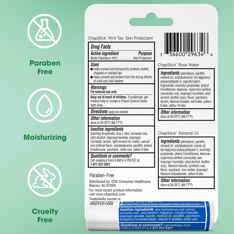 ChapStick Lip Balm Bundle – Spa Collection + Moisturizer 2-in-1