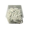500 x 9mm Round Type K White Cable Clips