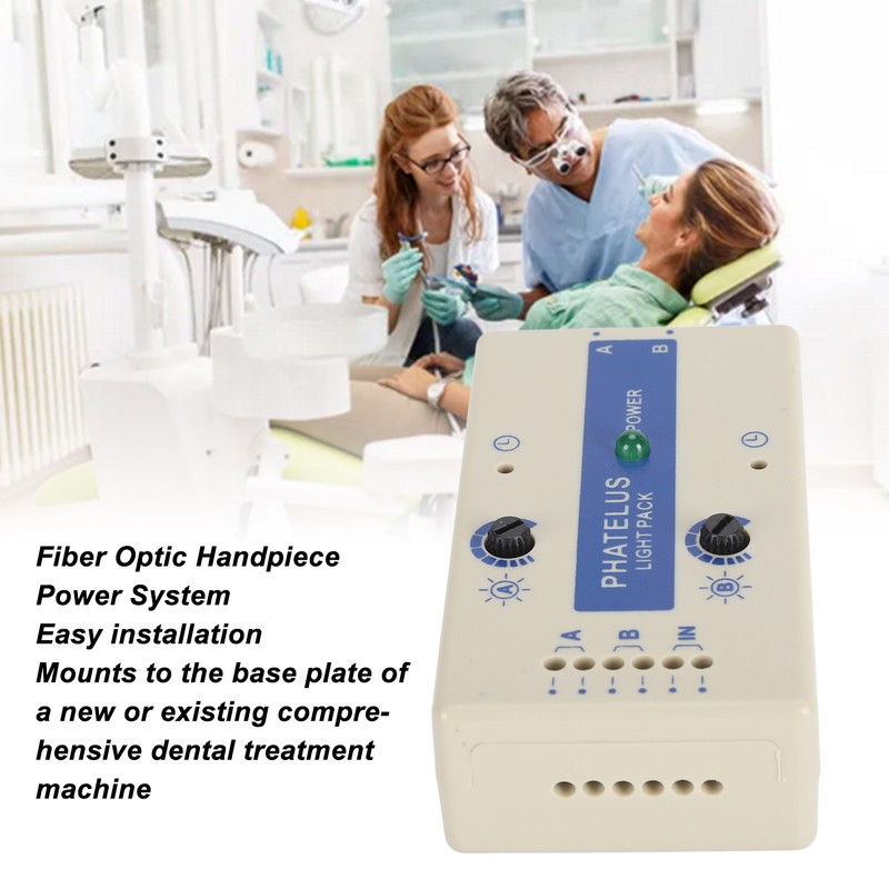 Fiber Optic Handpiece Power System Electric Teeth Light Power Control