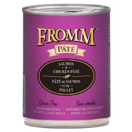 Fromm Salmon & Chicken Pate Dog Food - Premium Wet Dog Food - Salmon Recipe - Case of 12 Cans