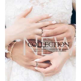 Ladytree Promise Ring for Couple Matching Engagement Wedding Adjustable 925 Sterling Silver Bands for Him and Her Set 2PCS I Love You Band Jewelry for Wife Husband