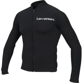 Lemorecn Wetsuit Top Men 2mm Wetsuit Jacket Neoprene Long Sleeve for Water Sports(2021black-M)