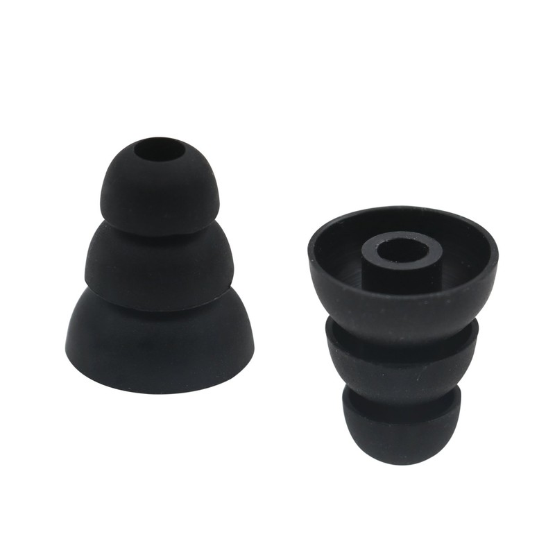 ALXCD Triple Flange Ear Tip, 6 Pairs S/M/L Size Triple