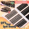 Epzia Eyelash Extension Kit - 476PCS D-Curly Lash Clusters (30D+40D+50D+60D+80D+100D)