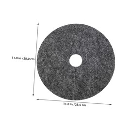 BESPORTBLE 20pcs Nonwoven Tree Mulch Protector Mat Round Weeds Barrier for Garden Landscaping Root Protection Aesthetic Ground Cover for Indoor and Outdoor Planting Spaces