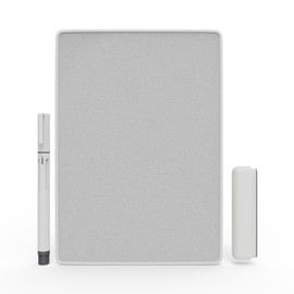 Rarler Magnetic Writing Board 11.85”x 8.4” Reusable Memo Pad Board with Pen & Eraser, ABS Frame Dry Erase Board for Working Studying Meeting, Portable Handwriting Board Kit