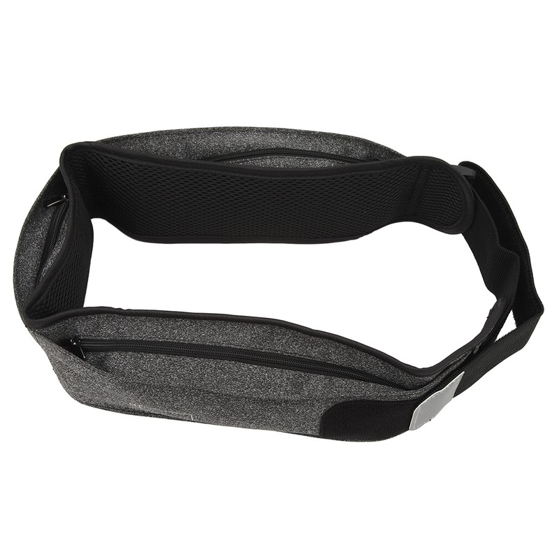 Running Waist Bag Multi Independent Pockets Elastic Breathable Thin Light