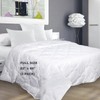 WINGLAM Full Size Comforter ，All Seasons Down Alternative Duvet Insert，