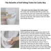 Minixi Self Lifting Toilet Seat, Non Electric,No Cleaning Required,Auto Lifting,Self