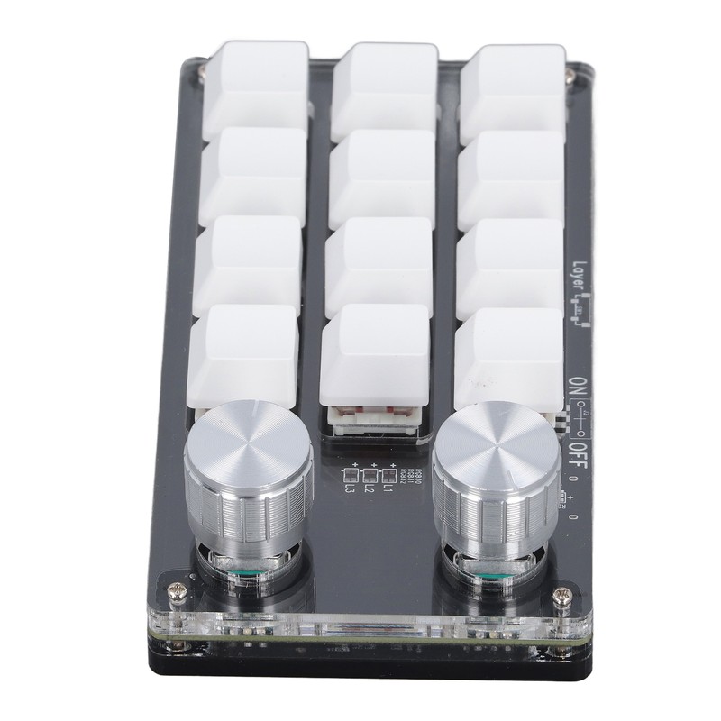 12 Key Knob Keyboard Programmable USB Dustproof Red Switch Mechanical