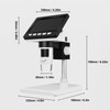 Digital Electron Microscope 4.3in 1000x 2MP USB Industrial Repair Inspection
