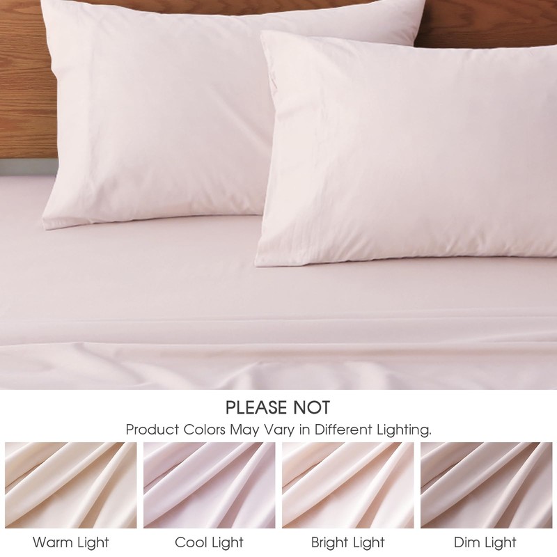 HYPREST Extra Deep Pocket Queen Sheet Sets Fits 18"-24" in