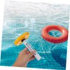 Kisangel 2pcs Inflatable Mattress Thermometer Floating Pool Thermometer Plastic Sturdy