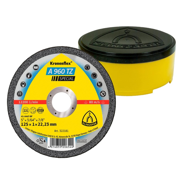 Klingspor 322181 960 TZ Cutting Disc 125 x 1 x