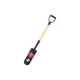 Bully Tools 72535 14-Gauge 14-Inch Drain Spade with American Ash D-Grip Handle