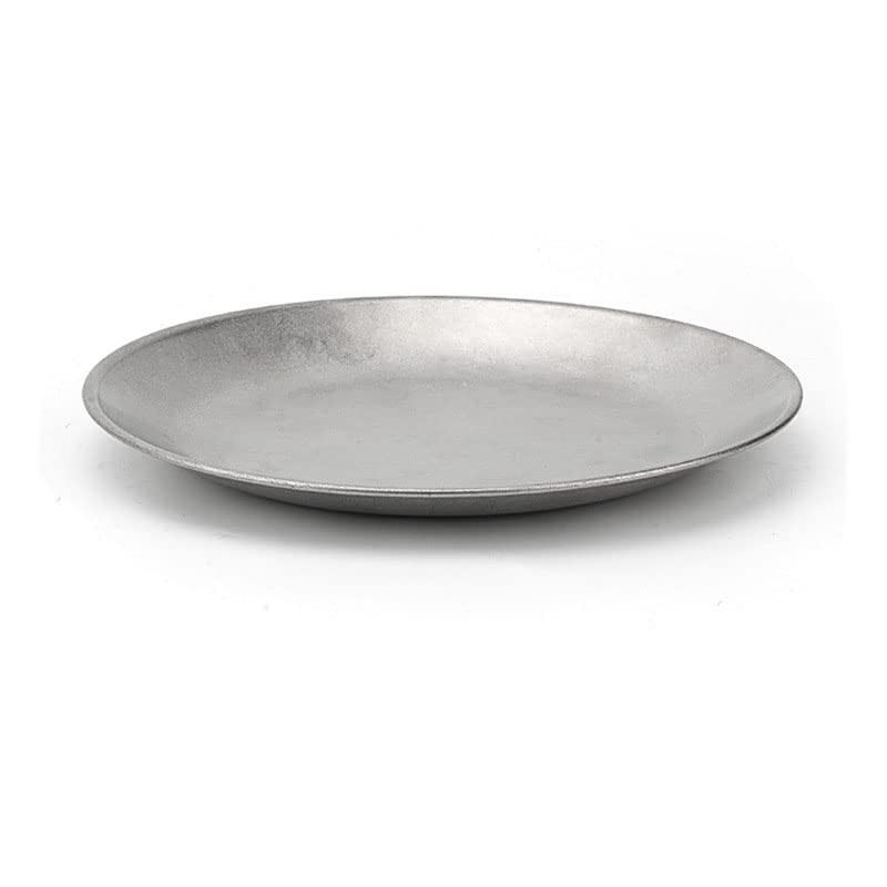 Seekdem SD-ODP21B-2P Stainless Steel Retro Old Plate Outdoor Camping Dinner