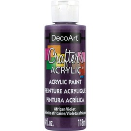 DecoArt Crafter's Acrylic Paint, 4-Ounce, African Violet