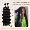 DMKEEP Loose Wave Human Braiding Hair 2 Bundles 100g Human