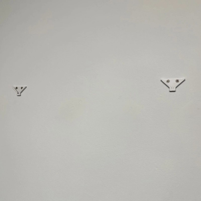 FixtureDisplays Glide Hanger Bracket Picture Frame Hanging Bracket Hardware Picture