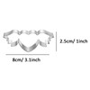 WJSYSHOP Heart with Wings Shape Cookie Cutter