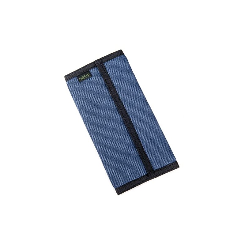 hempmania Slim Pocket Book Wallet (Indigo)