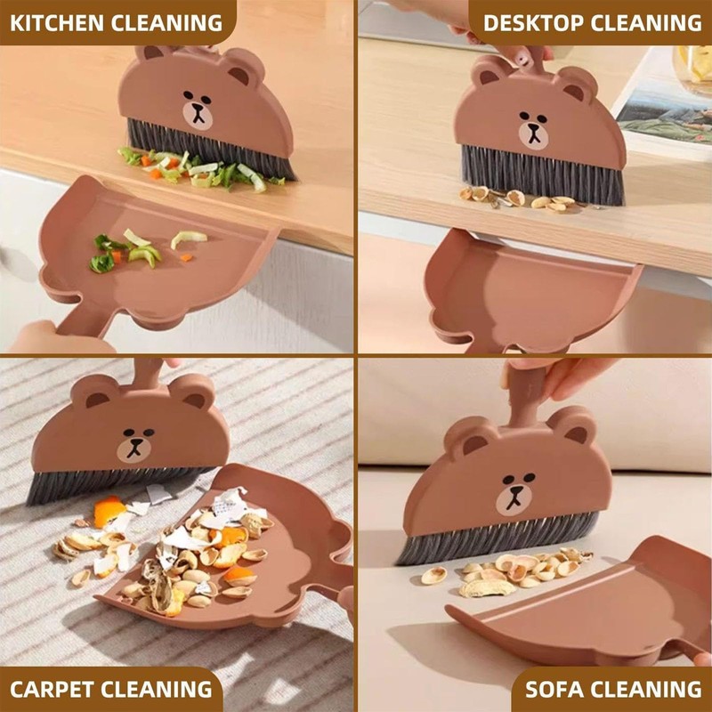 2PCS Mini Dustpan and Brush, Small Dustpan and Brush, Small