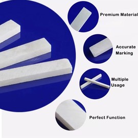 HZXSDEG 27 Pack Soapstone Pen, Flat Soapstone Pencil, Soapstone Markers, Chalks, Welder Textile Removable Marking Tools for Steel 105(4.2”)*10.0(2/3”)*4.0mm(3/16”)