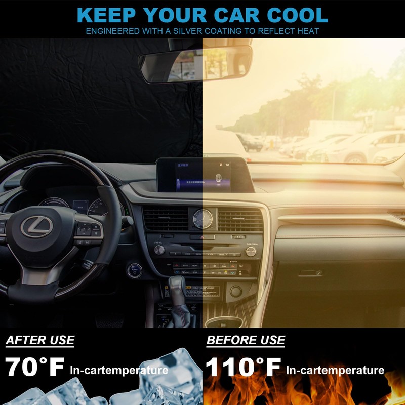 Car Windshield Sun Shade for Lexus RX 2010-2015 Accessories Lexus