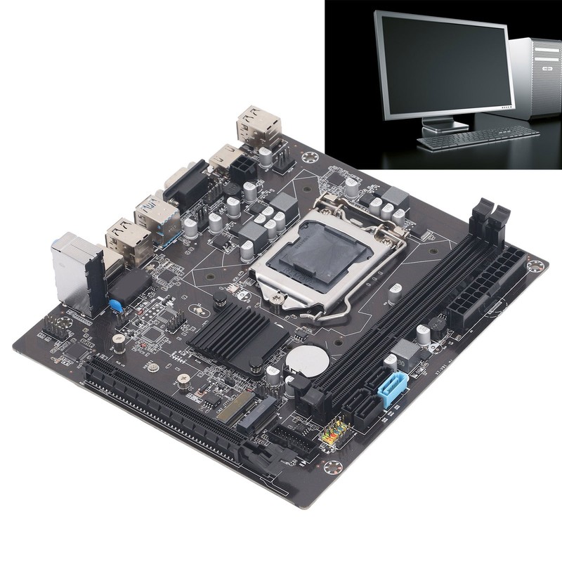 B75 Gaming Motherboard with M.2 Ports Dual Channel DDR3 for