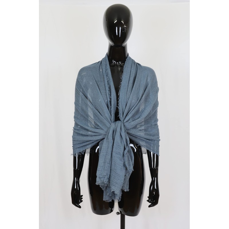 Van Der Rich ® - Scarf with fine crepe surface