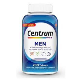 Centrum Men Americano 200 Tabs Multivitaminas #1 Para Hombre Sabor Sin sabor