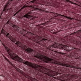 Lion Brand Yarn, Bulky Tape Rewind Yarn for Knitting and Crocheting, Current Situation, 1 Pack