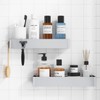 Kitsure X-Large Shower Caddy - 2 Pack Adhesive Shower Organizer,
