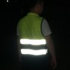 Reflective Safety Vest High Visibility Zipper Front Soft Collar Security