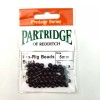 Partridge PAR Predator Attractor Beads - Size 5mm - Black
