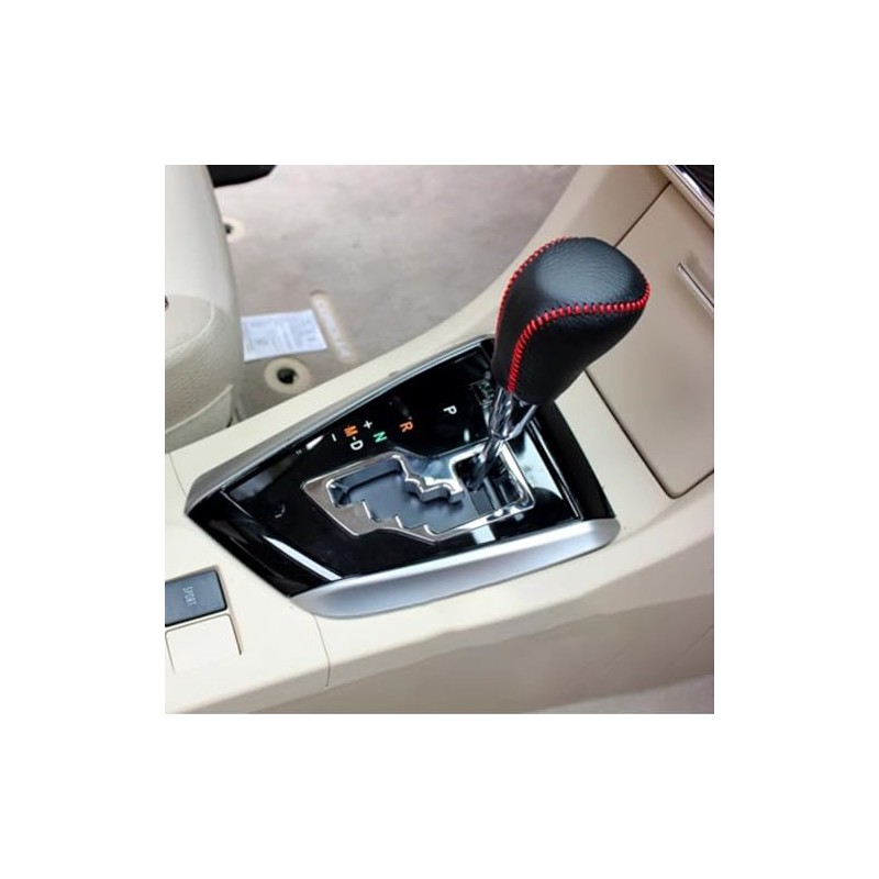 Genuine Leather Gear Shift Knob Cover Protector Hand Sewing for