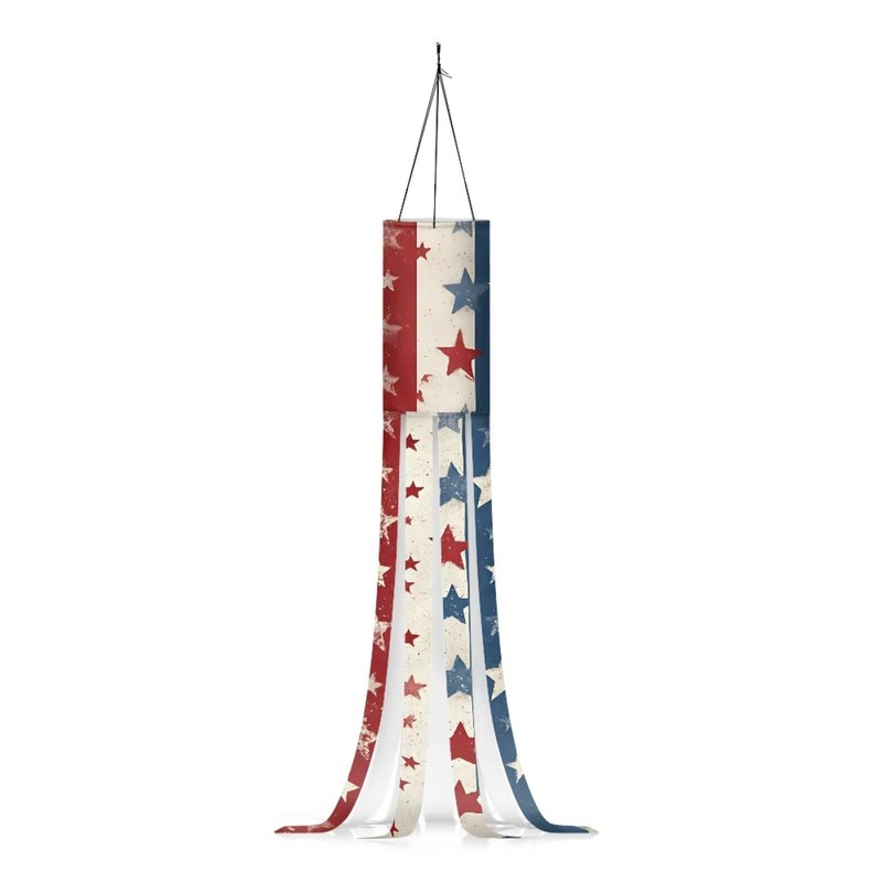 Binienty Independence Day Wind Sock, 2 Pack Heavy Duty USA