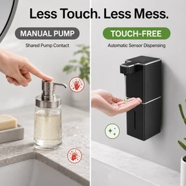 Automatic Soap Dispenser Touchless Wall Mount USB