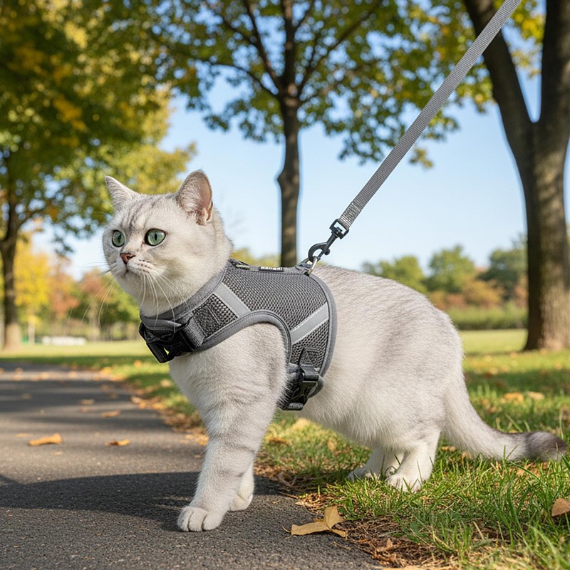 pangdi Cat Harness and Leash Escape Proof Kitten Harness Cat