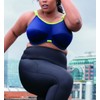 Elomi Women's Plus Size Energise Underwire Sport Bra, Navy, 42DD