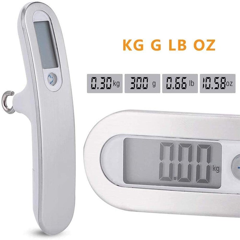 TOPARCHERY Bow Scale with Hook Clear LCD Display 110lb/50kg Hanging