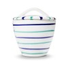 Gmundner Keramik Manufaktur 0104DZGO09 Traunsee Gourmet Sugar Bowl Diameter 9