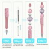 KUNHEHO 12Pcs Beadable Pens Fancy Cute Pens for Women Gillter