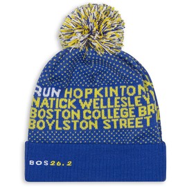 Gone For a Run Boston Pom Pom Beanie Hat | Running Hats
