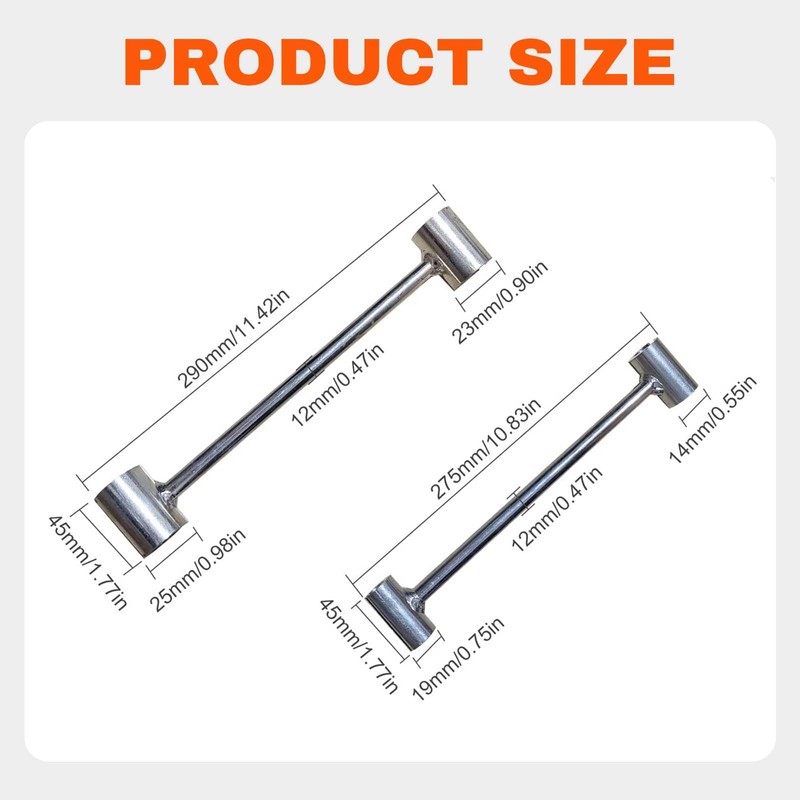2PCS Hinges Gap Adjusting Wrench, Door Hinge Adjustment Key, for