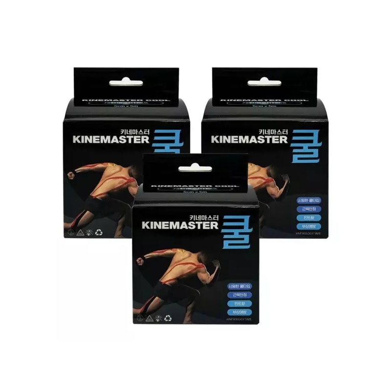 Product Description Reference 키네마스터 쿨링 근육테이프 3개 KineMaster Cooling Muscle